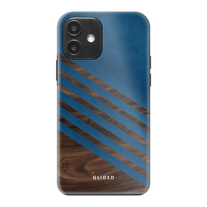 Blue Wood - iPhone 12 Handyhülle Tough case