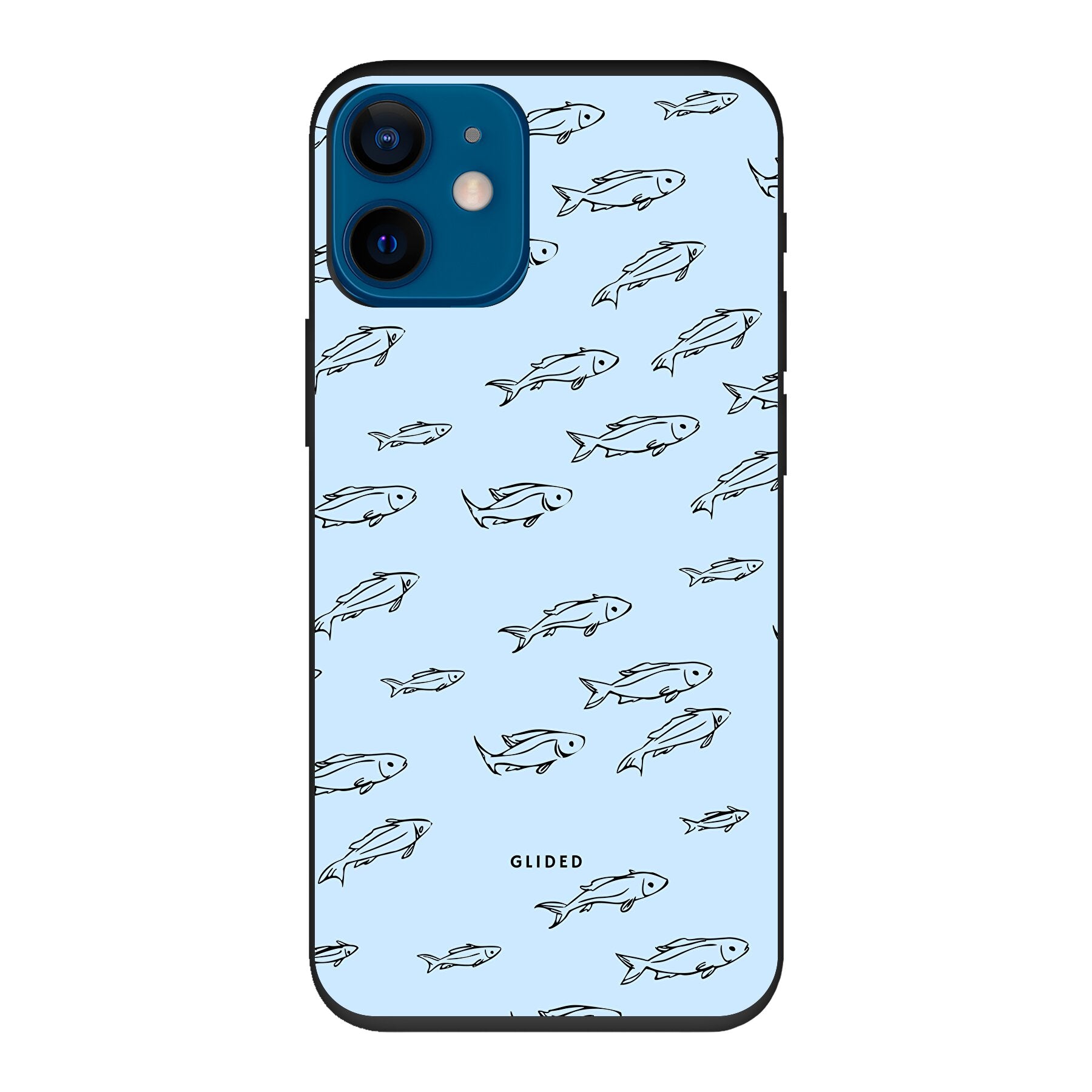 Fishy - iPhone 12 mini Handyhülle Biologisch Abbaubar