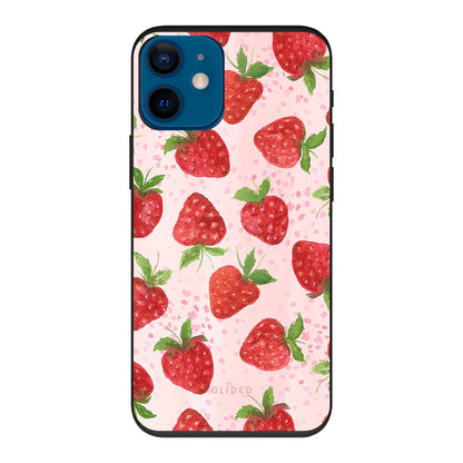 Strawberry Dream - iPhone 12 mini Handyhülle Biologisch Abbaubar