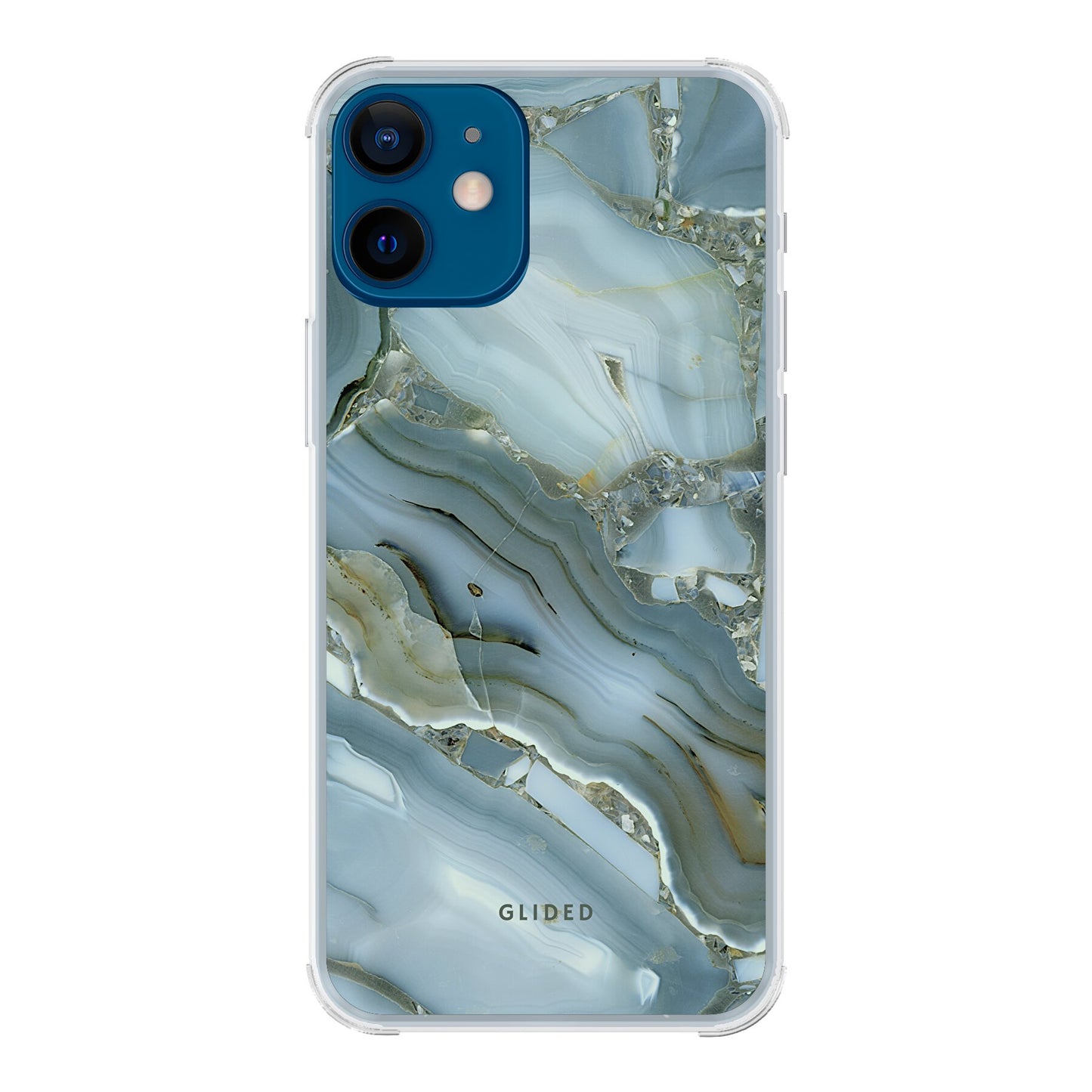 Green Marble - iPhone 12 mini Handyhülle Bumper case