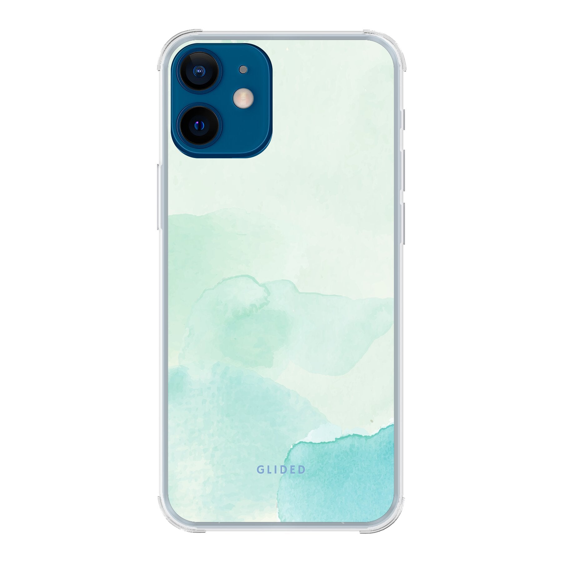 Turquoise Art - iPhone 12 mini Handyhülle Bumper case