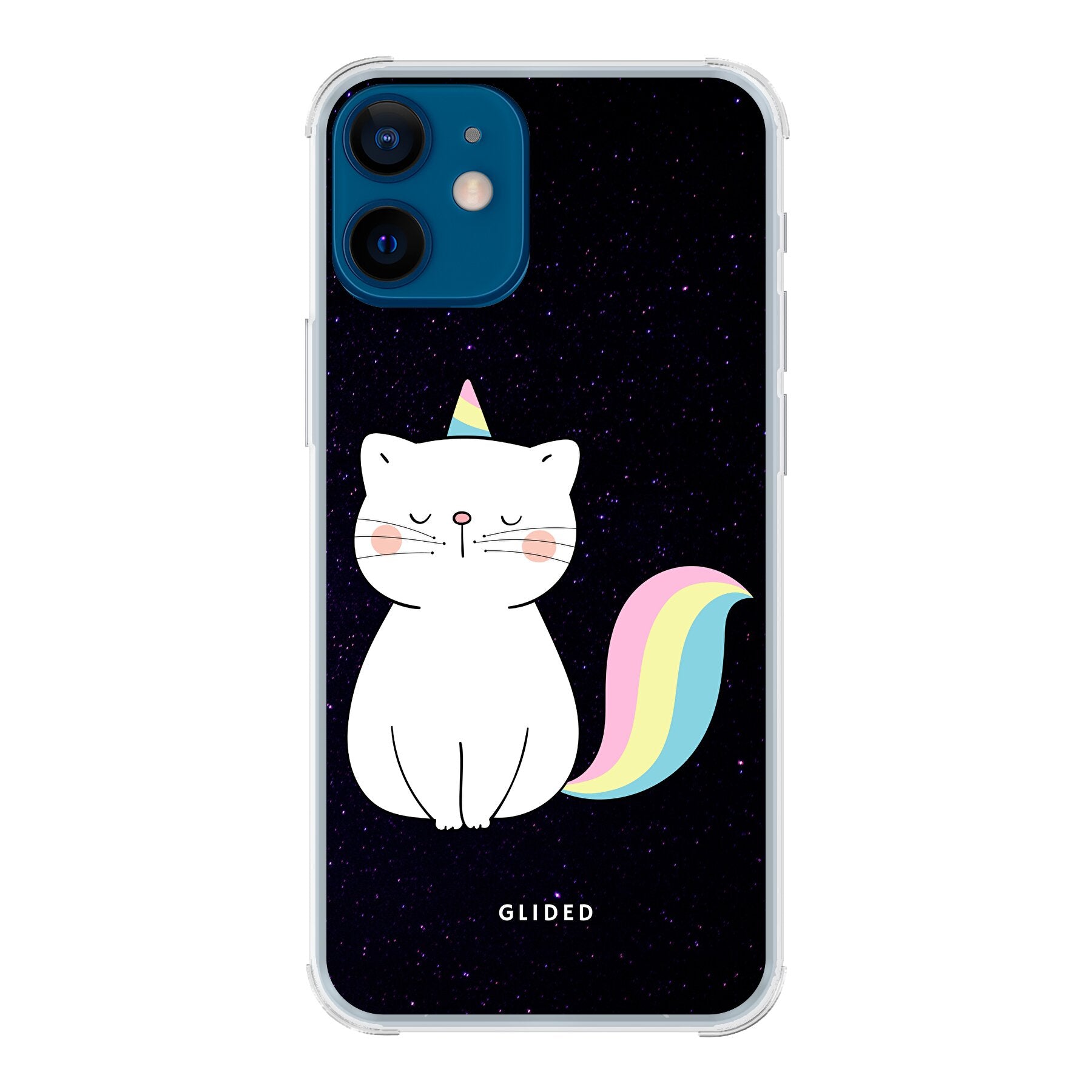 Unicorn Cat - iPhone 12 mini Handyhülle Bumper case