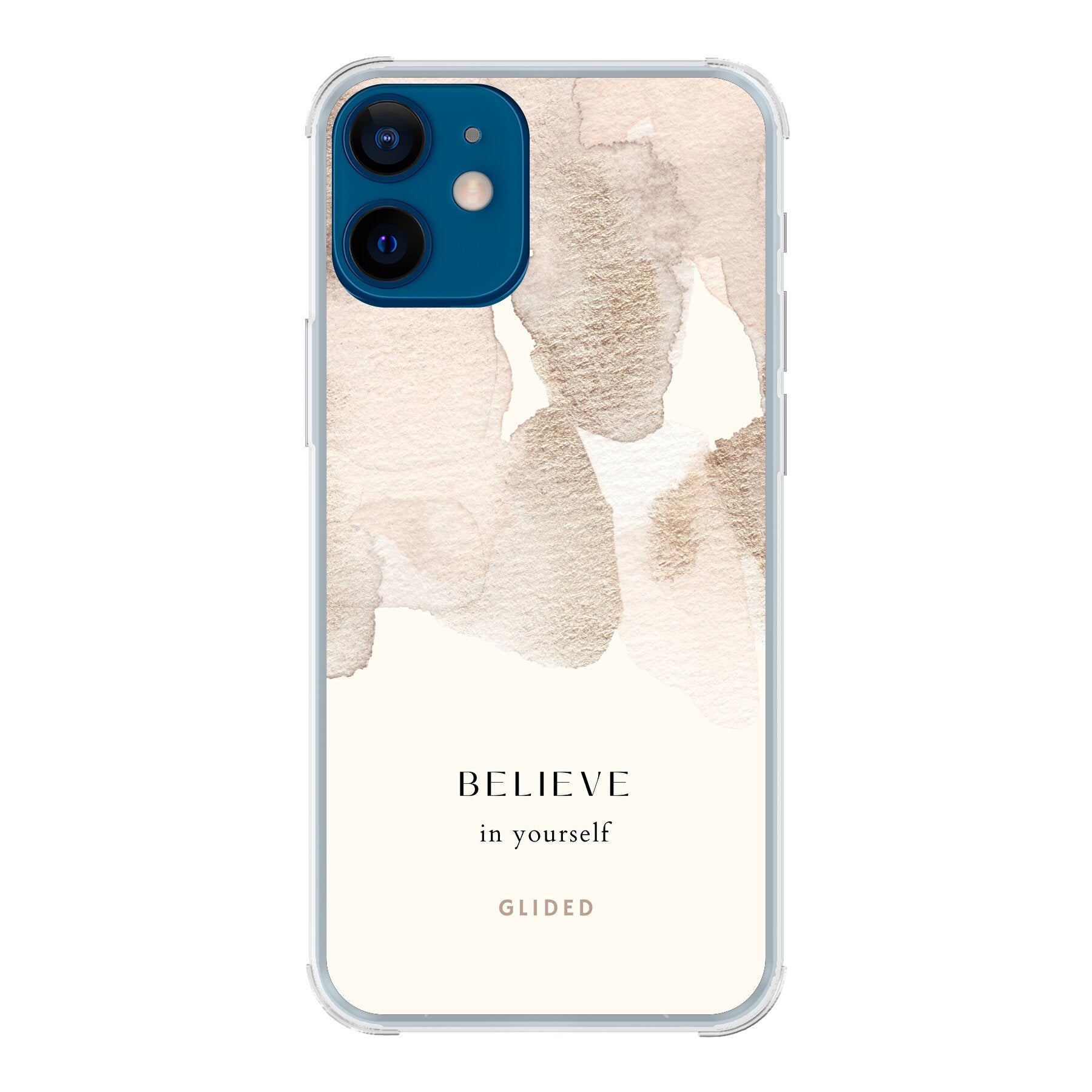 Believe in yourself - iPhone 12 mini Handyhülle Bumper case