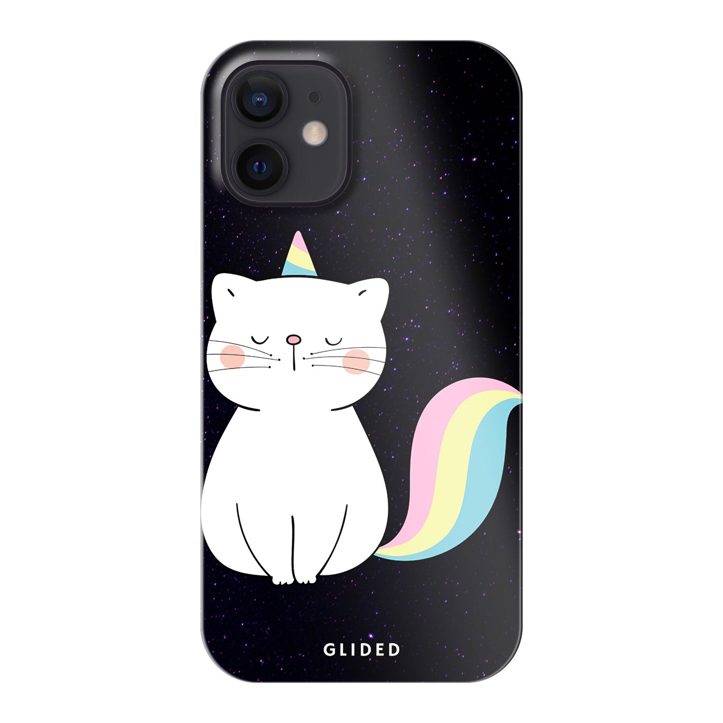 Unicorn Cat - iPhone 12 mini Handyhülle Hard Case