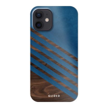 Blue Wood - iPhone 12 mini Handyhülle Hard Case