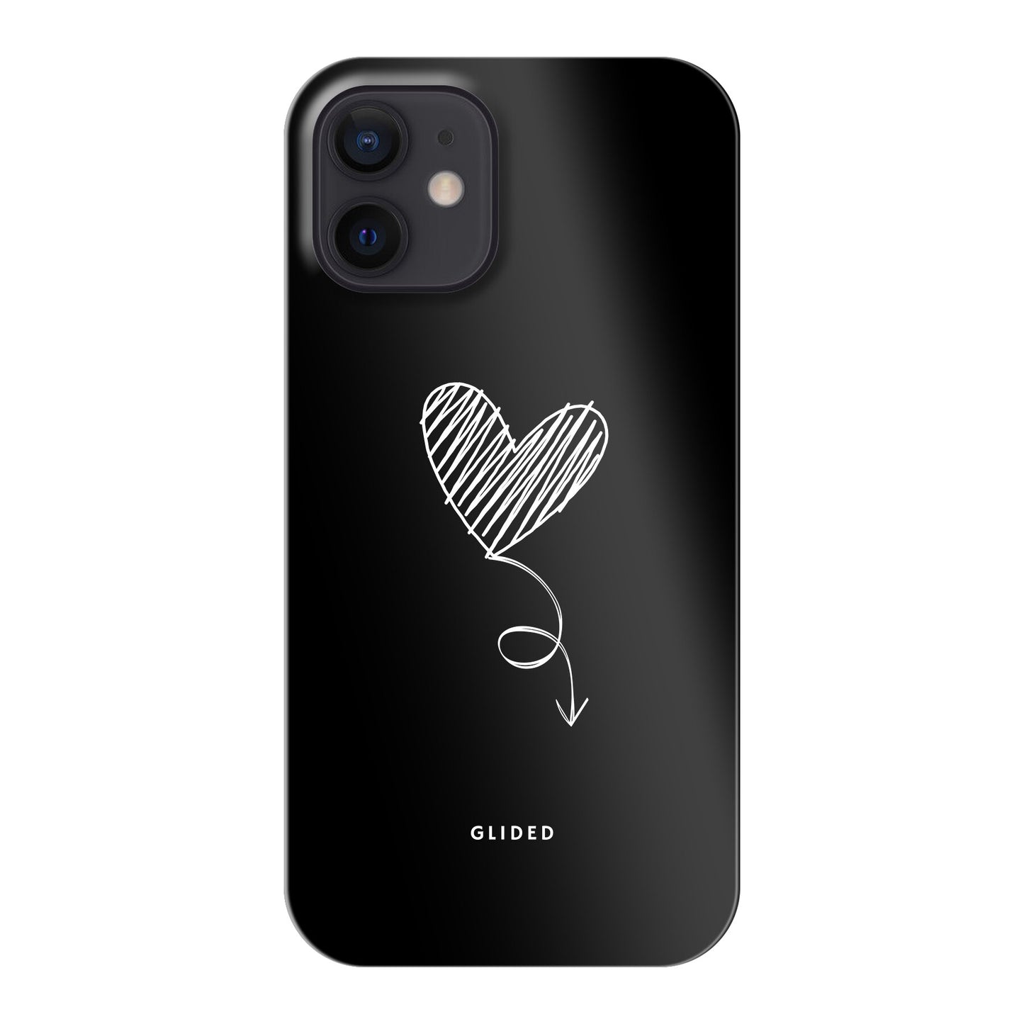 Dark Heart - iPhone 12 mini Handyhülle Hard Case