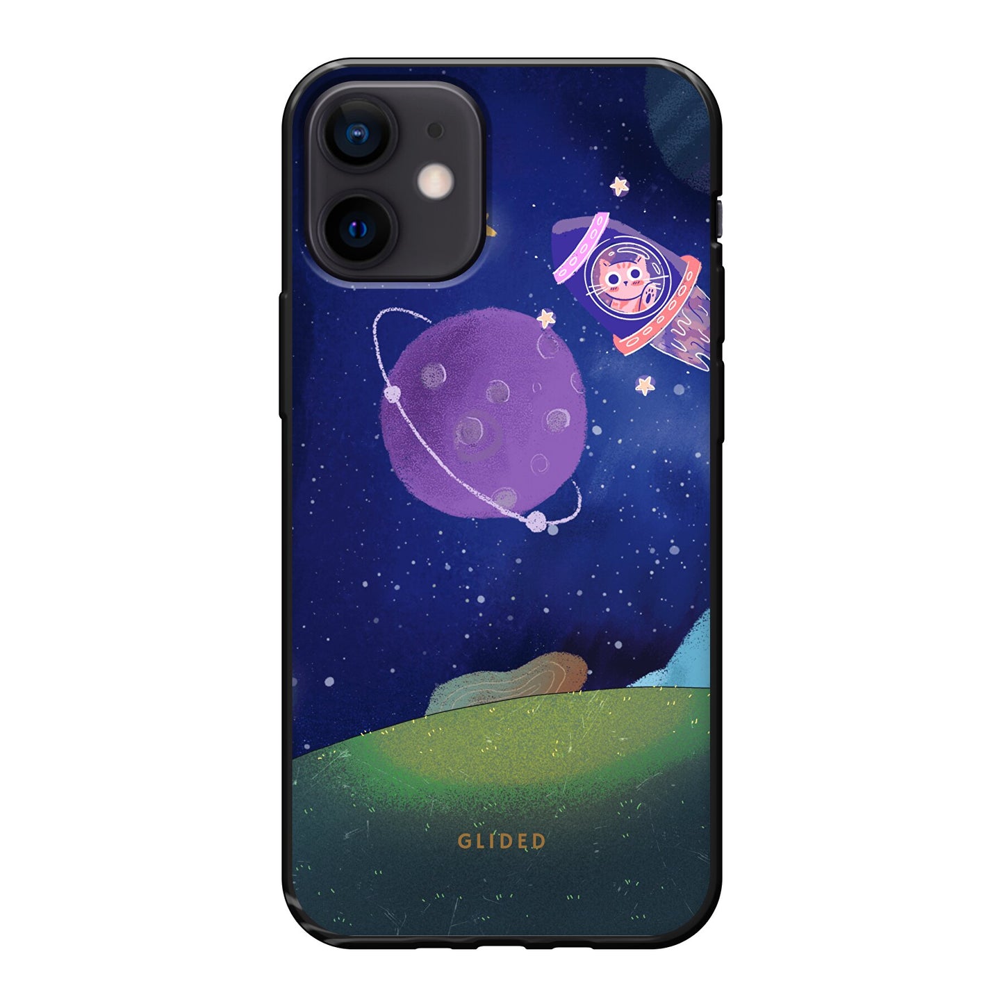 Galaxy Cat - iPhone 12 mini Handyhülle Soft case