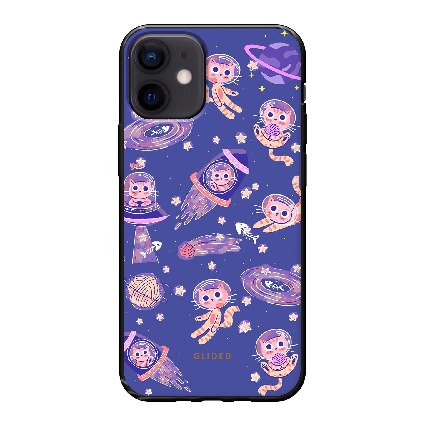 Space Cat - iPhone 12 mini Handyhülle Soft case