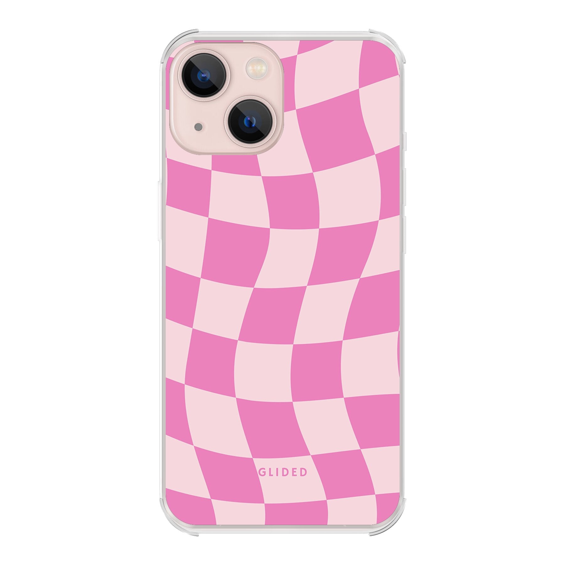 Pink Chess - iPhone 13 Handyhülle Bumper case