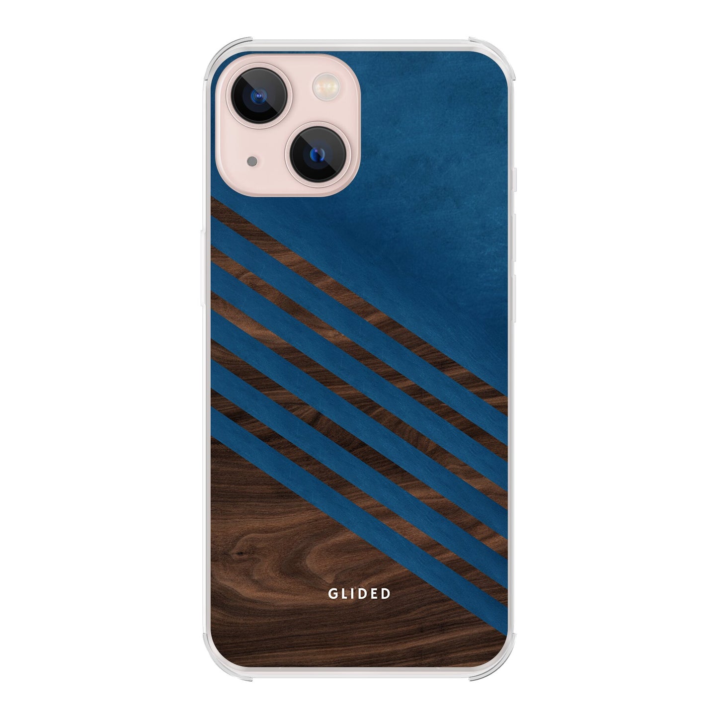 Blue Wood - iPhone 13 Handyhülle Bumper case