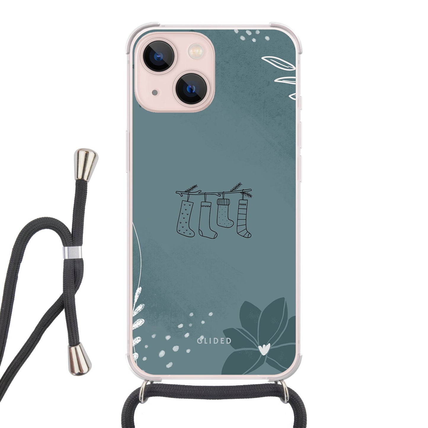 Cozy - iPhone 13 Handyhülle Crossbody case mit Band