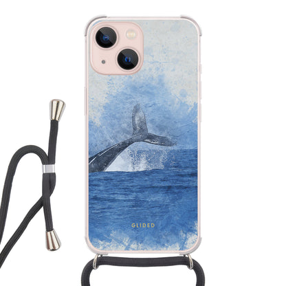 Oceanic - iPhone 13 Handyhülle Crossbody case mit Band