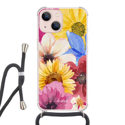 Bouquet - iPhone 13 - Crossbody case mit Band