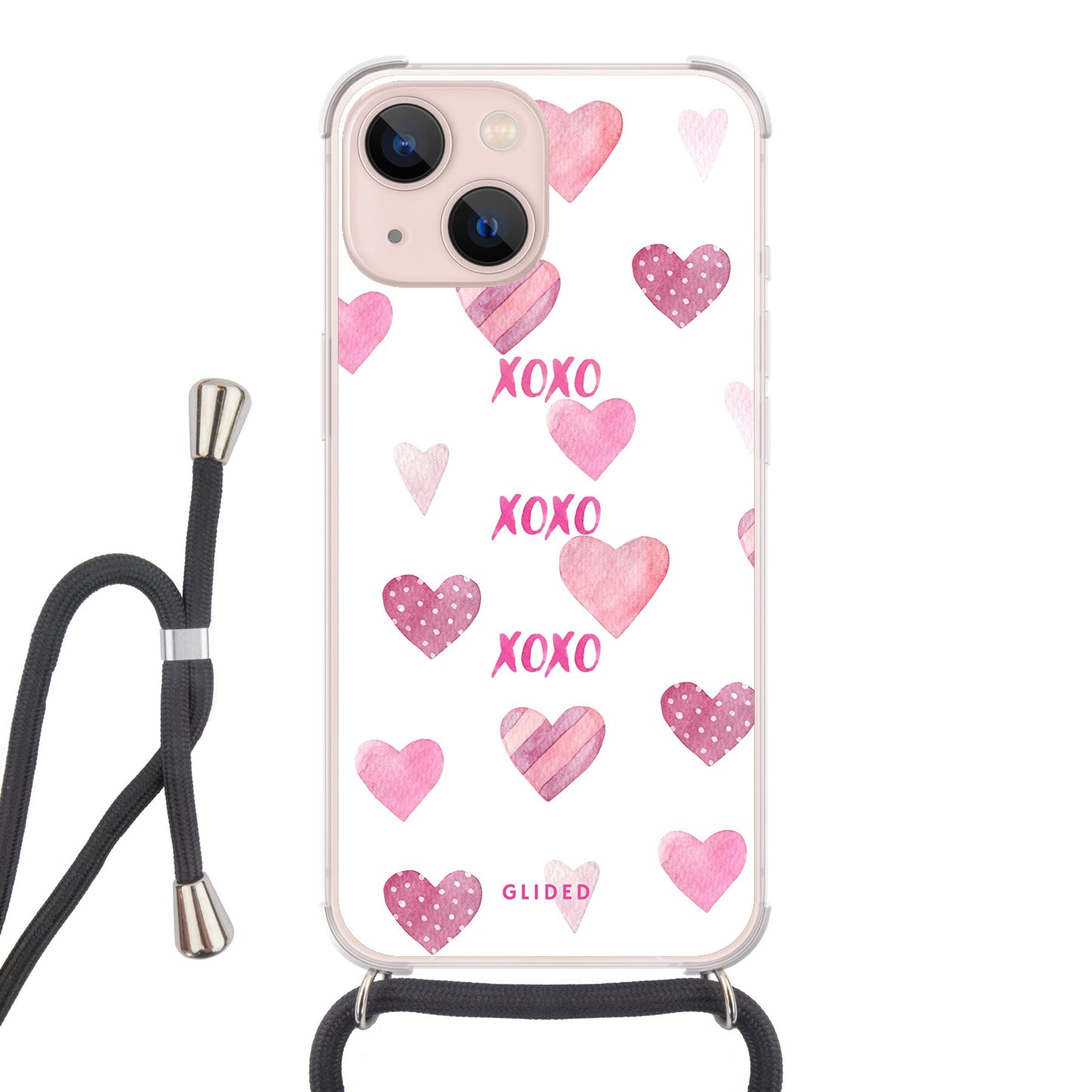 Xoxo - iPhone 13 - Crossbody case mit Band