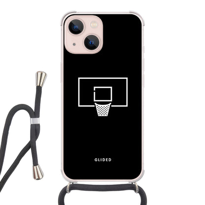 Basketball Fun - iPhone 13 Handyhülle Crossbody case mit Band