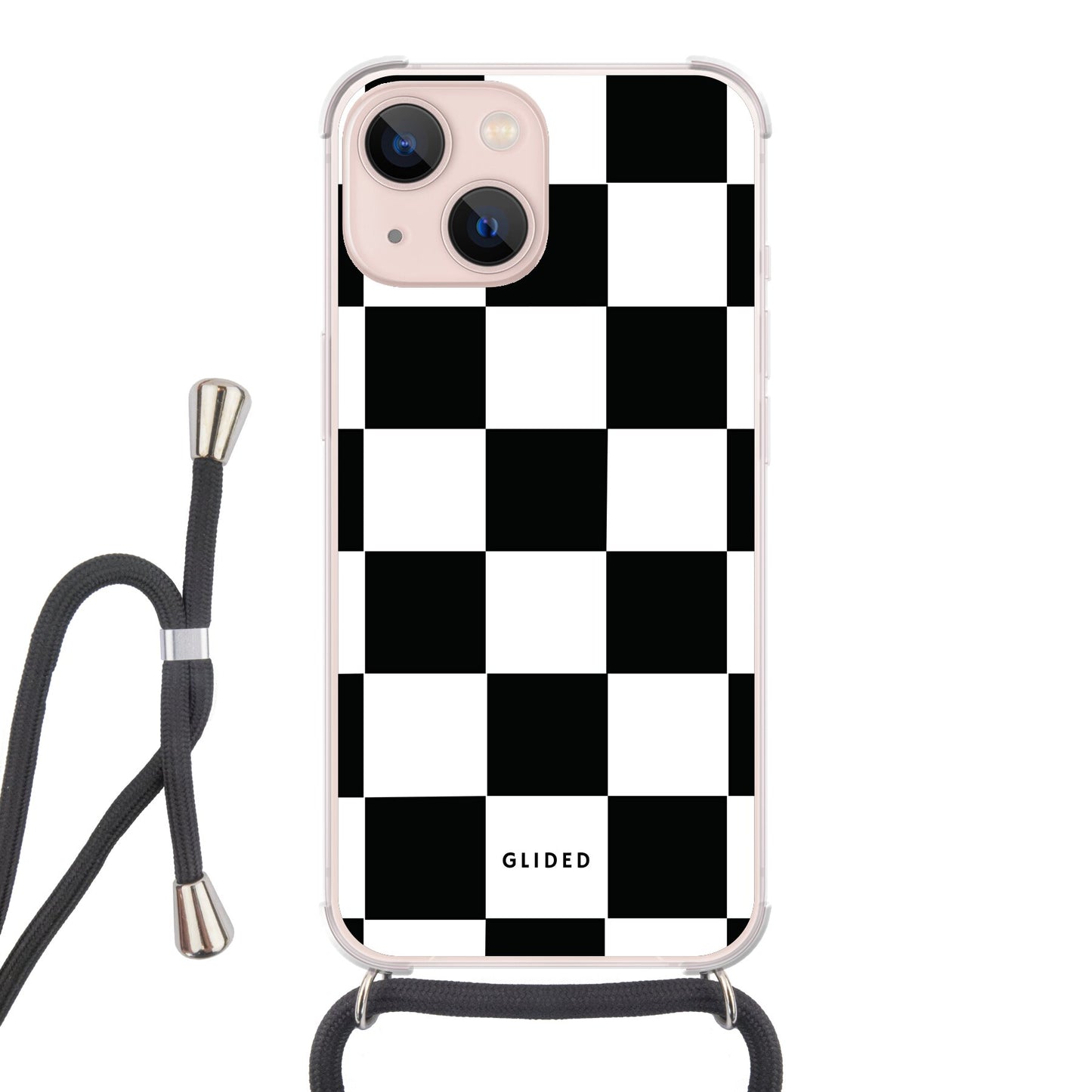 Classic Chess - iPhone 13 Handyhülle Crossbody case mit Band