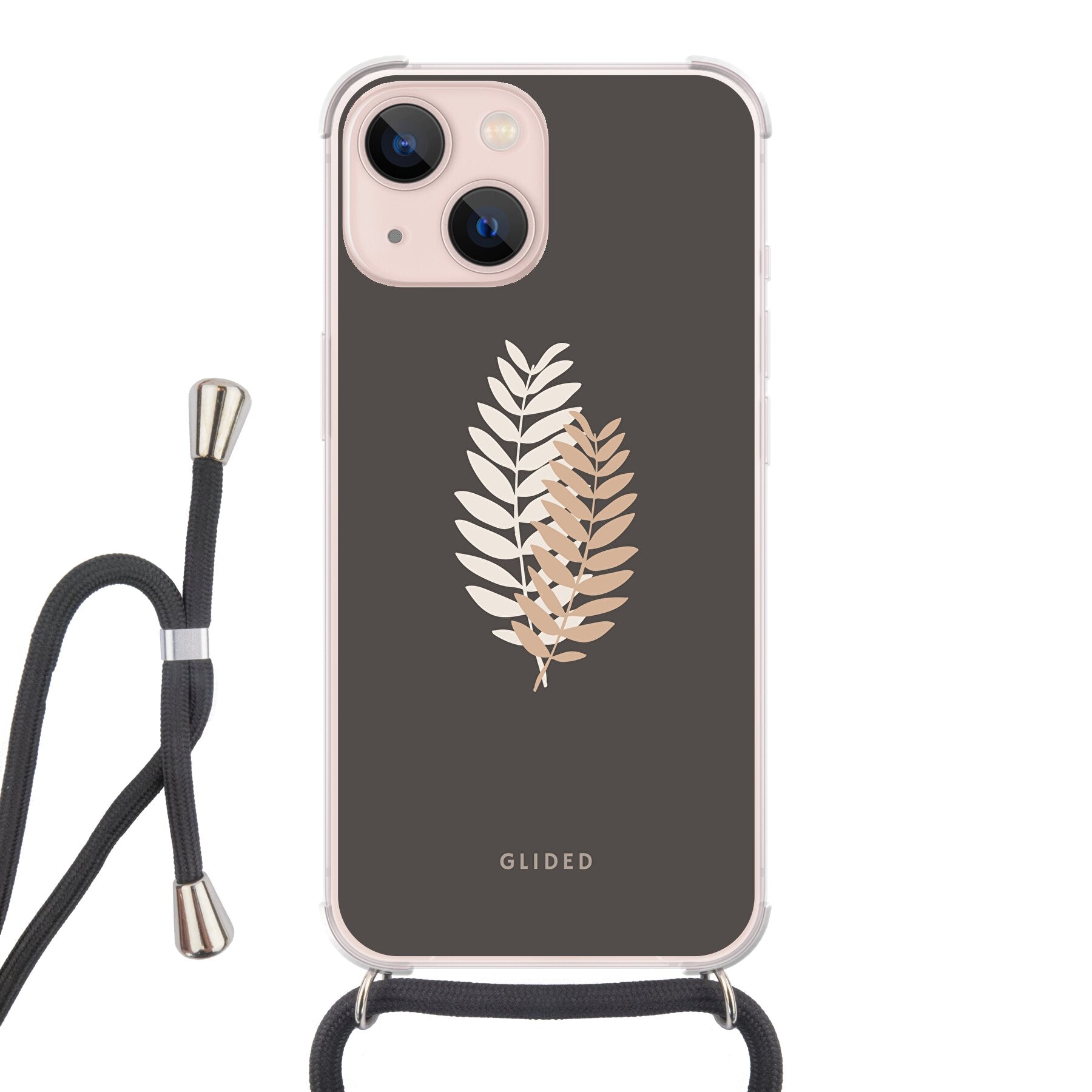 Florage - iPhone 13 Handyhülle Crossbody case mit Band