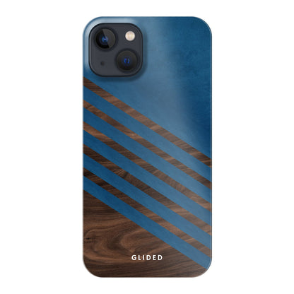 Blue Wood - iPhone 13 Handyhülle Hard Case