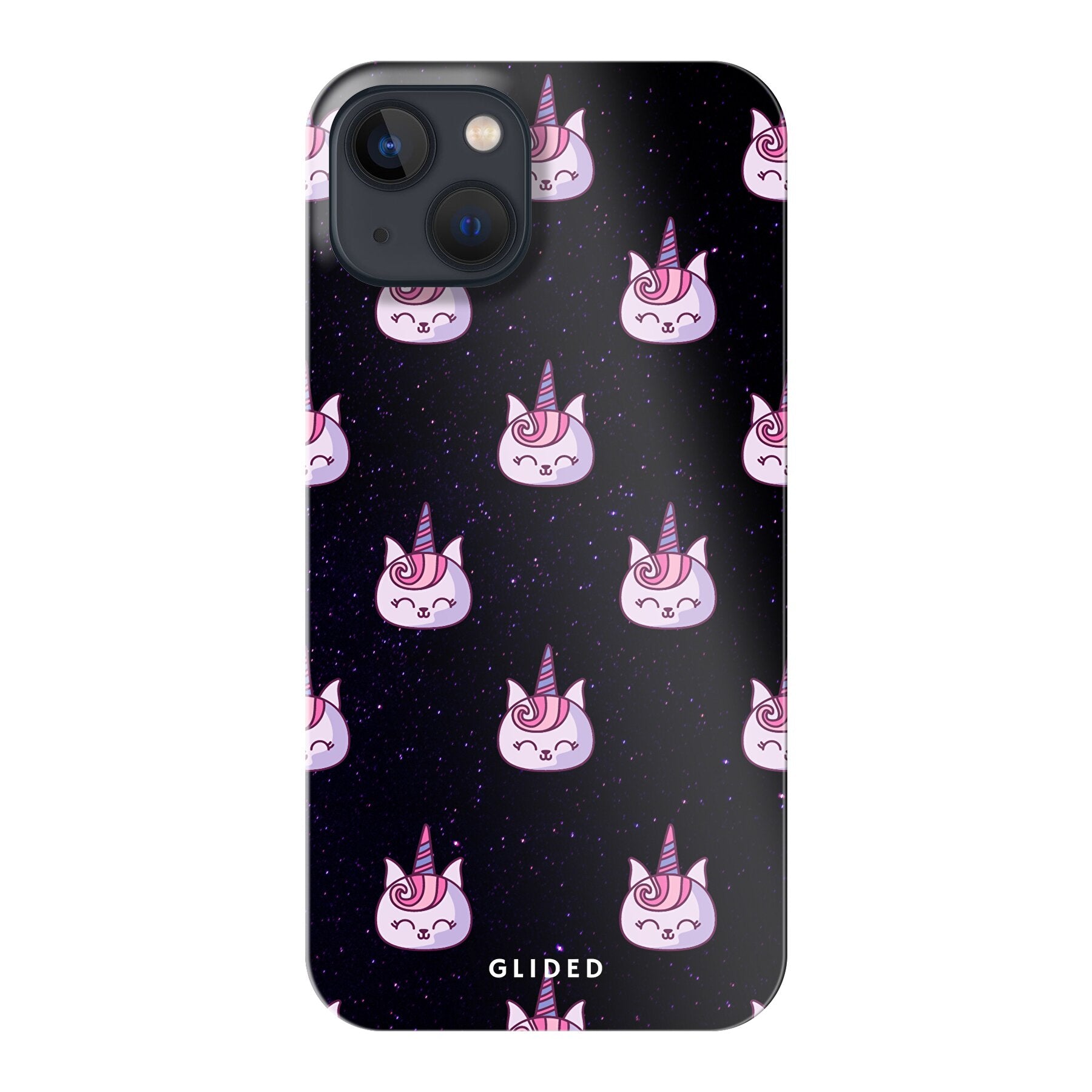 Unicorn Meow - iPhone 13 Handyhülle Hard Case