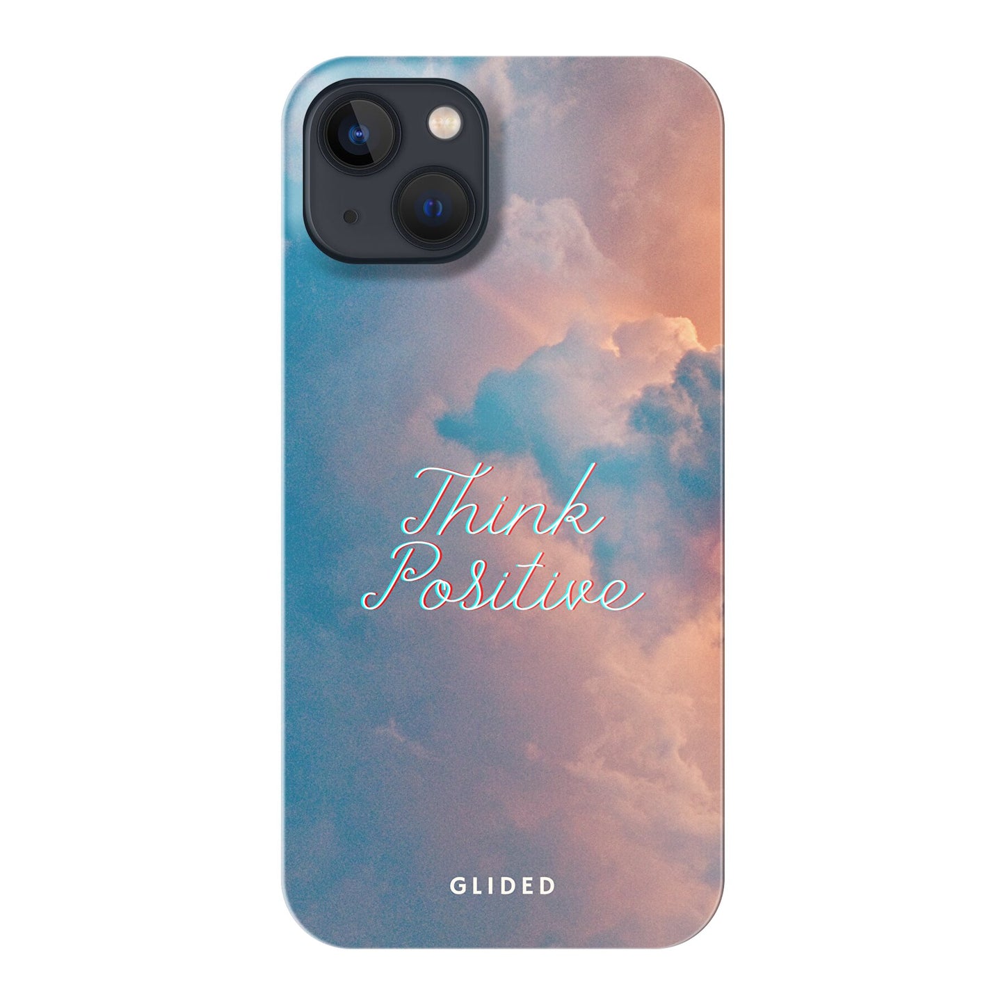 Think positive - iPhone 13 Handyhülle Hard Case