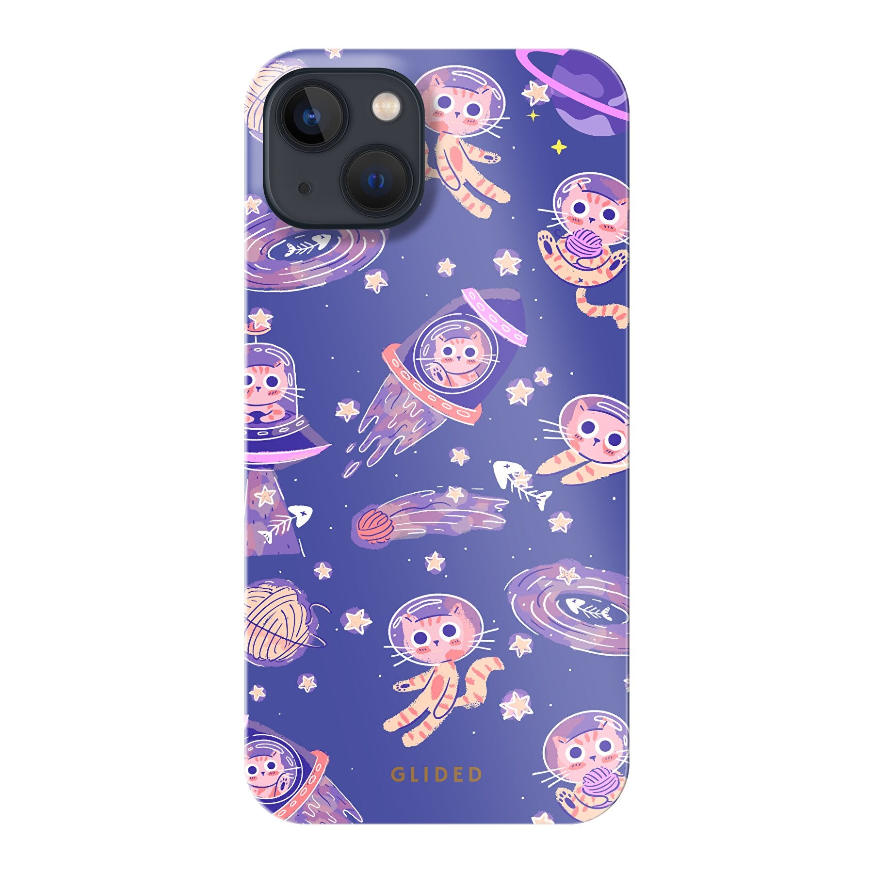 Space Cat - iPhone 13 Handyhülle Hard Case