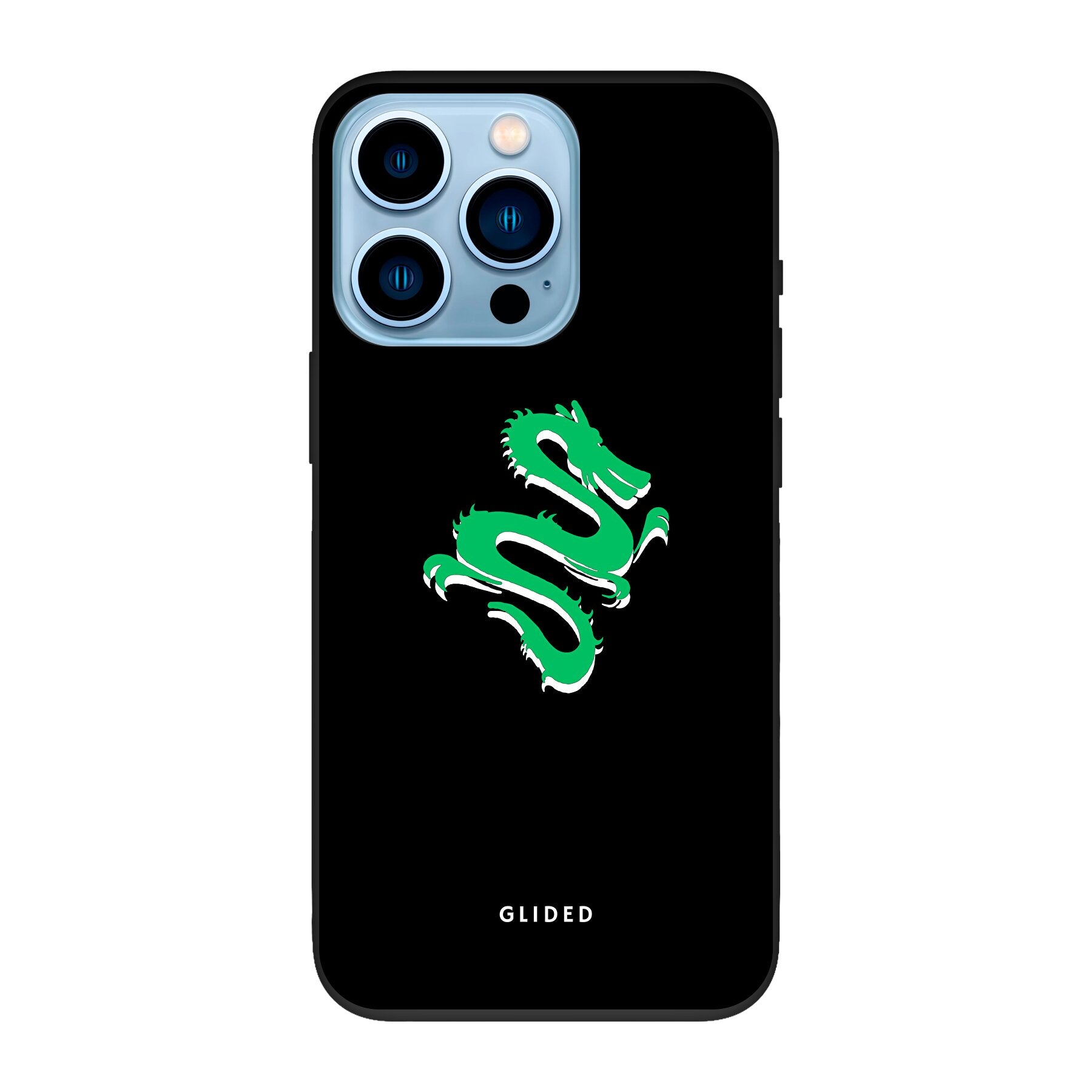 Emerald Dragon - iPhone 13 Pro Handyhülle Biologisch Abbaubar