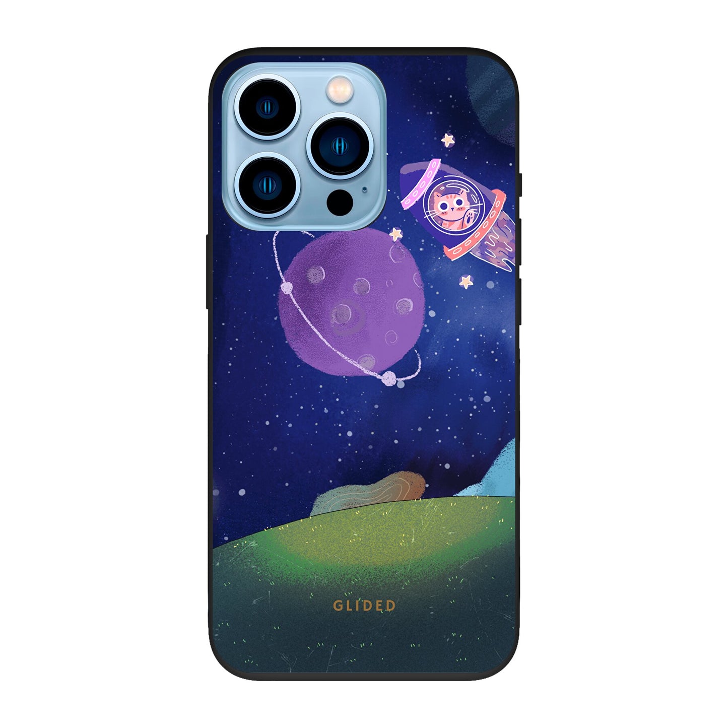 Galaxy Cat - iPhone 13 Pro Handyhülle Biologisch Abbaubar