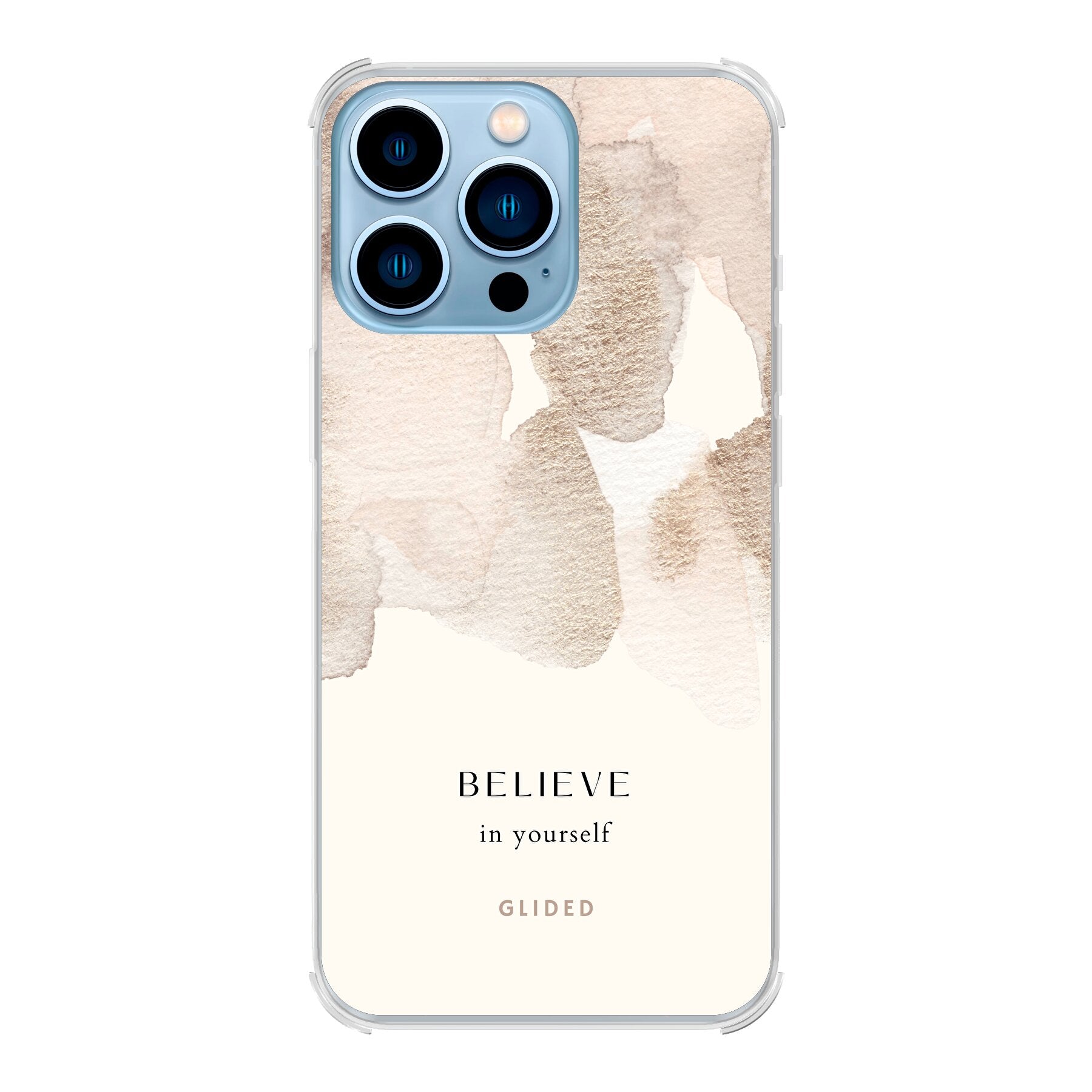 Believe in yourself - iPhone 13 Pro Handyhülle Bumper case