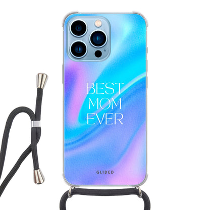 Best Mom - iPhone 13 Pro - Crossbody case mit Band