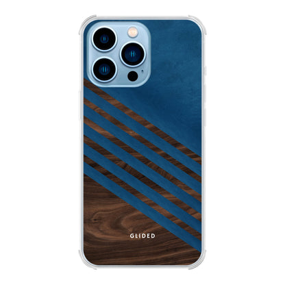 Blue Wood - iPhone 13 Pro Max Handyhülle Bumper case