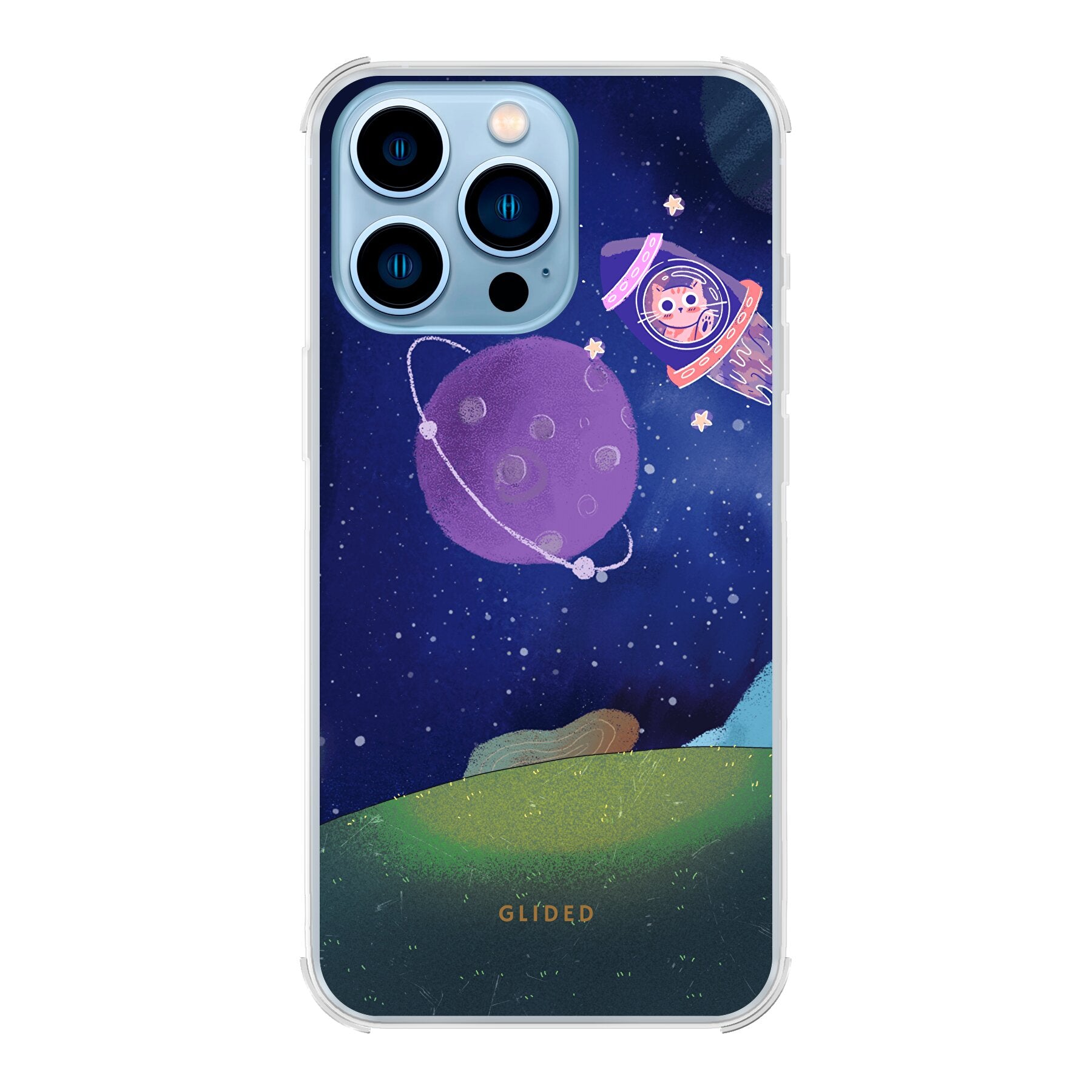 Galaxy Cat - iPhone 13 Pro Max Handyhülle Bumper case