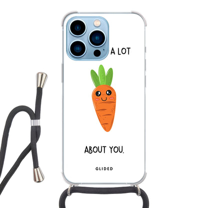 Lots Carrots - iPhone 13 Pro Max - Crossbody case mit Band