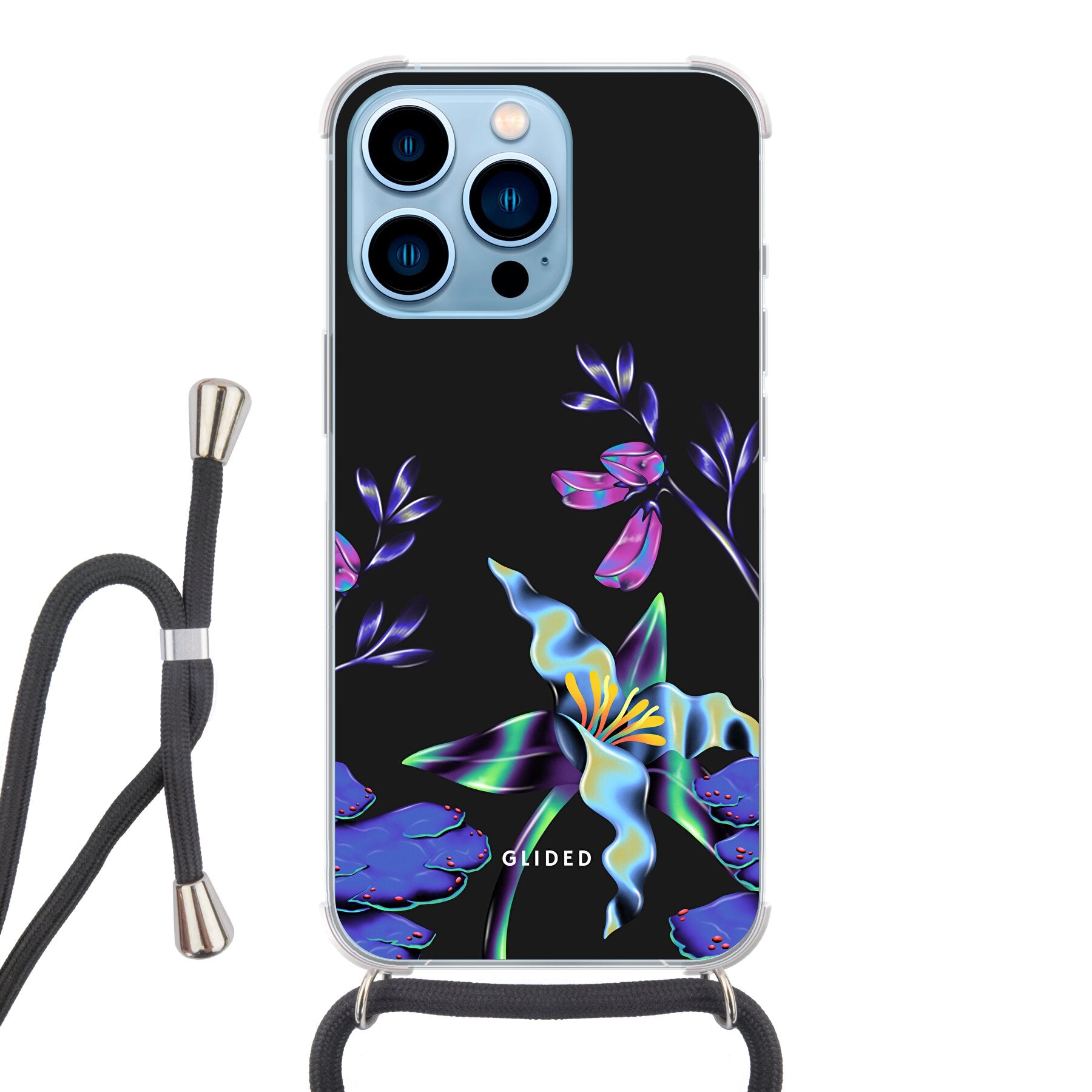 Special Flower - iPhone 13 Pro Max Handyhülle Crossbody case mit Band