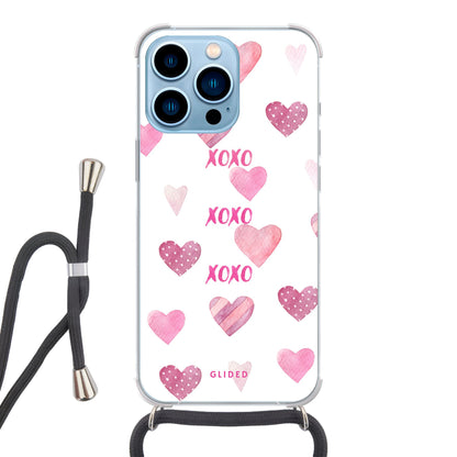 Xoxo - iPhone 13 Pro Max - Crossbody case mit Band