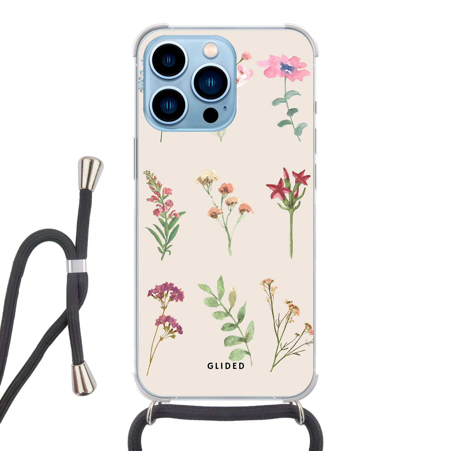 Botanical Garden - iPhone 13 Pro Max - Crossbody case mit Band