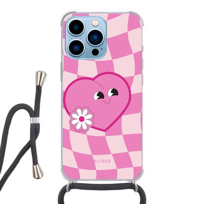 Sweet Love - iPhone 13 Pro Max Handyhülle Crossbody case mit Band