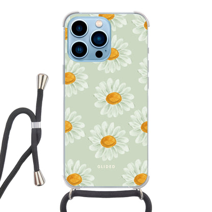 Daisy - iPhone 13 Pro Max Handyhülle Crossbody case mit Band