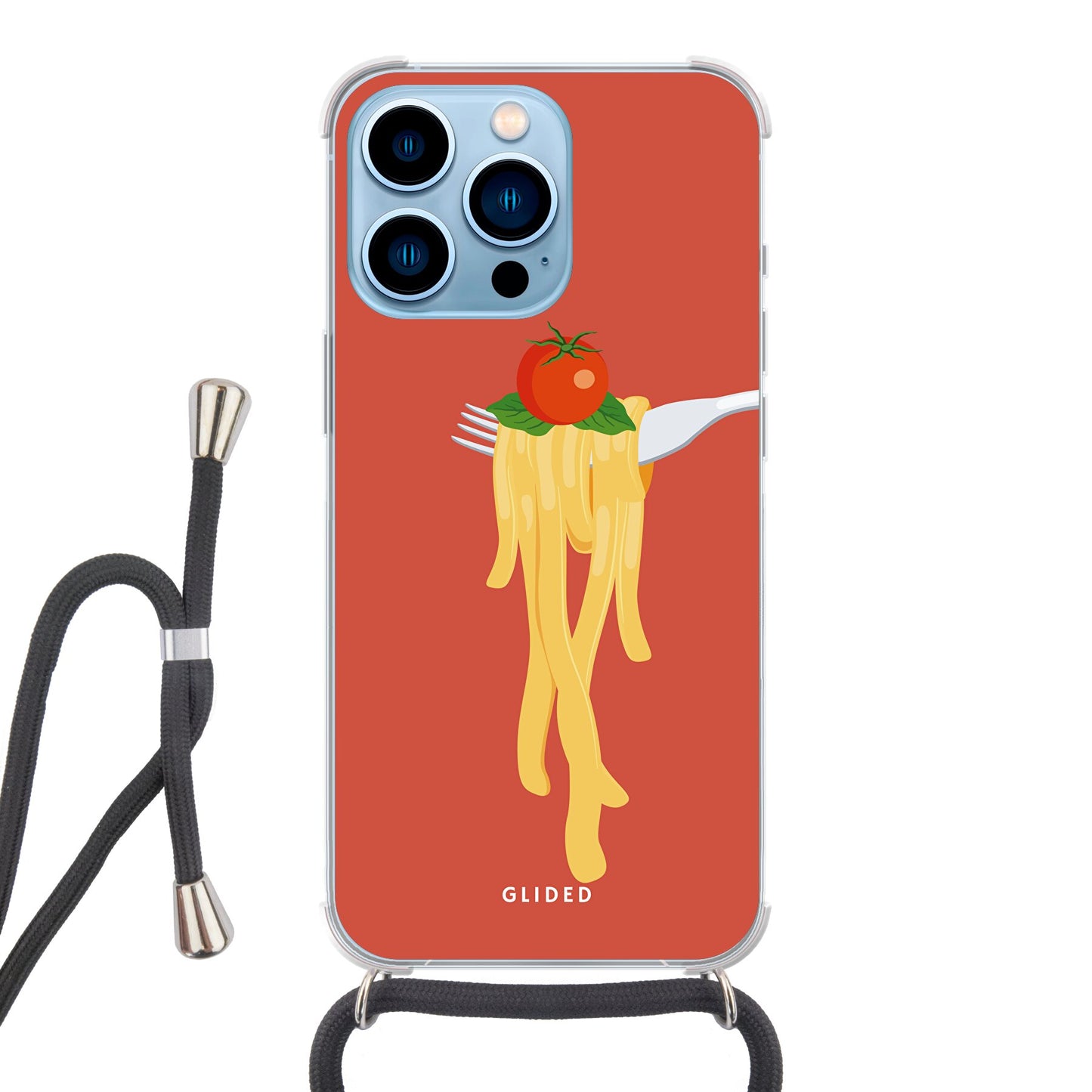 Pasta Paradise - iPhone 13 Pro Max - Crossbody case mit Band