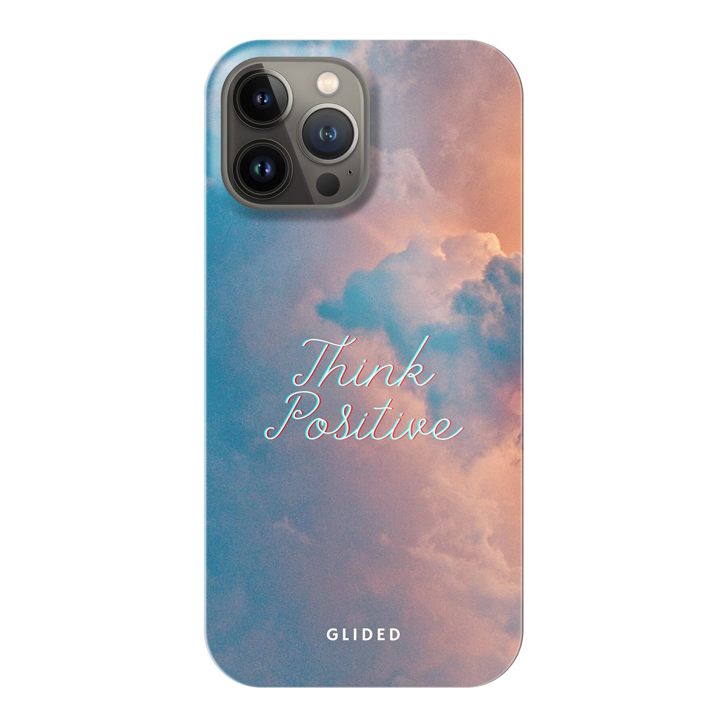 Think positive - iPhone 13 Pro Max Handyhülle Hard Case