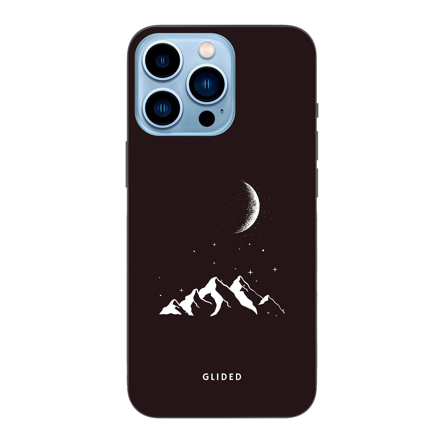 Midnight Peaks - iPhone 13 Pro Handyhülle Soft case