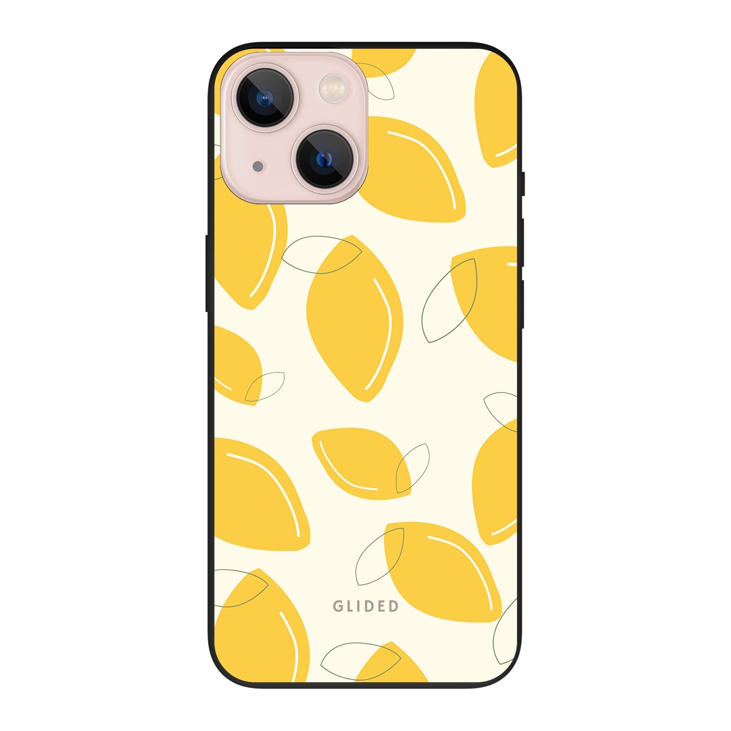 Abstract Lemon - iPhone 13 mini - Biologisch Abbaubar