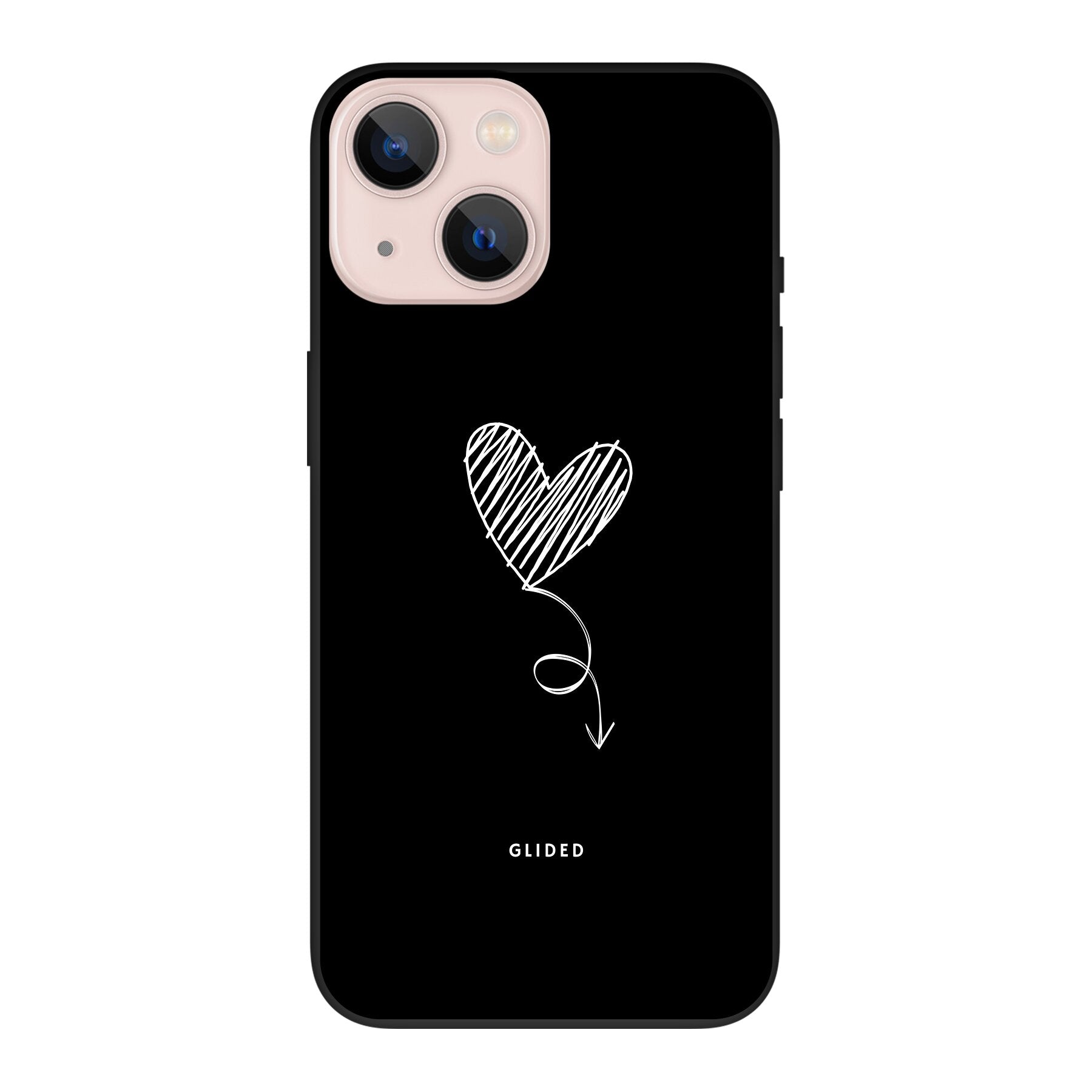 Dark Heart - iPhone 13 mini Handyhülle Biologisch Abbaubar