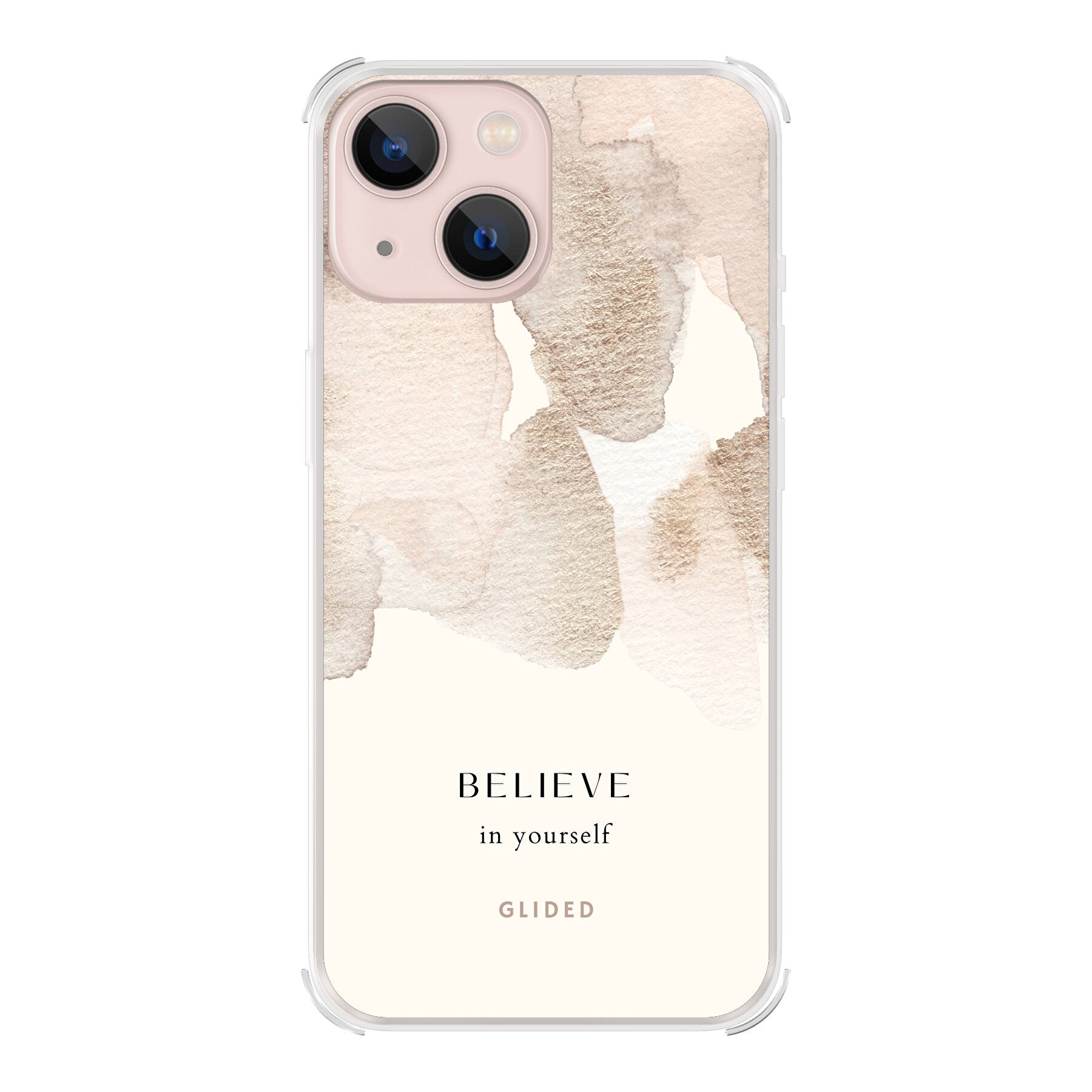 Believe in yourself - iPhone 13 mini Handyhülle Bumper case