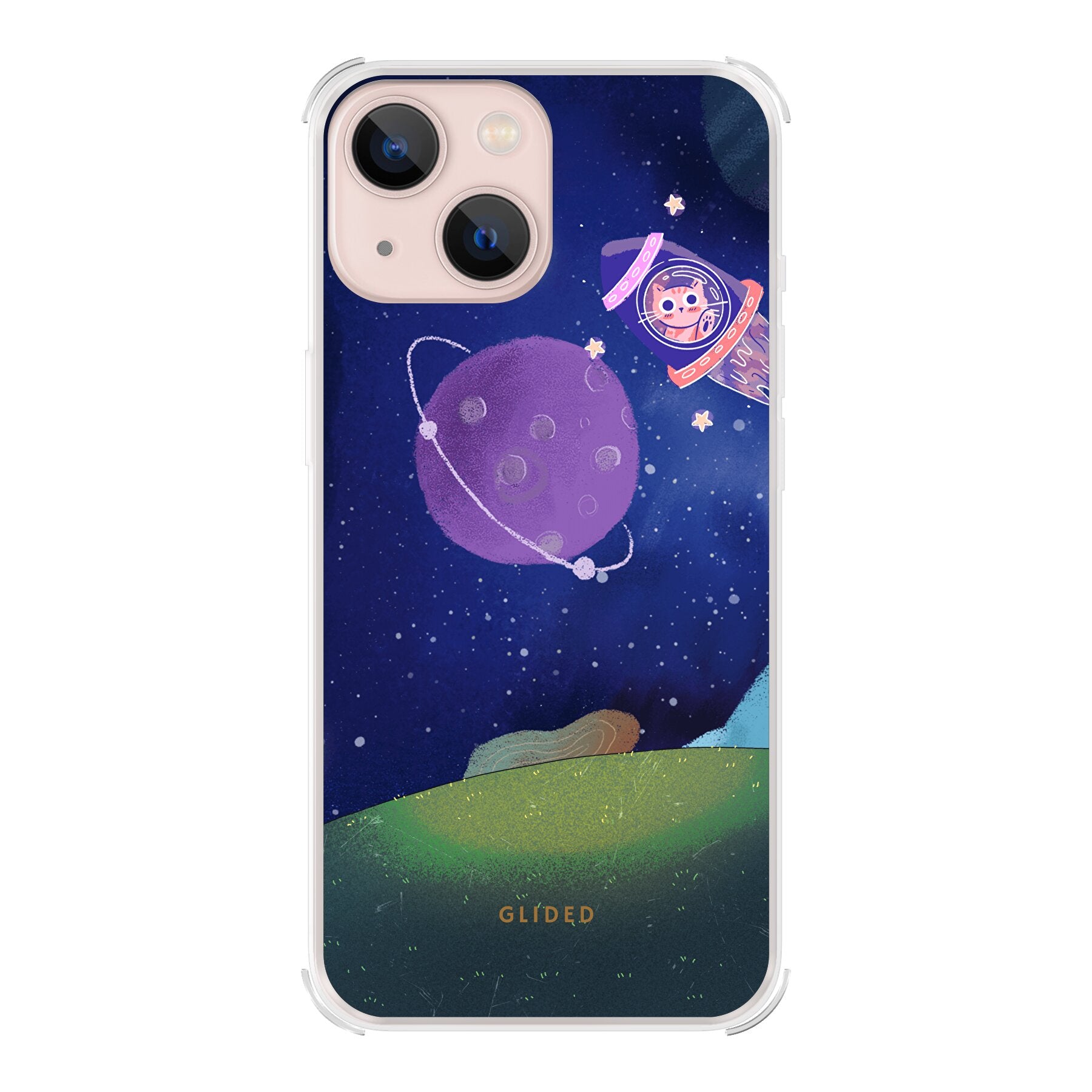 Galaxy Cat - iPhone 13 mini Handyhülle Bumper case