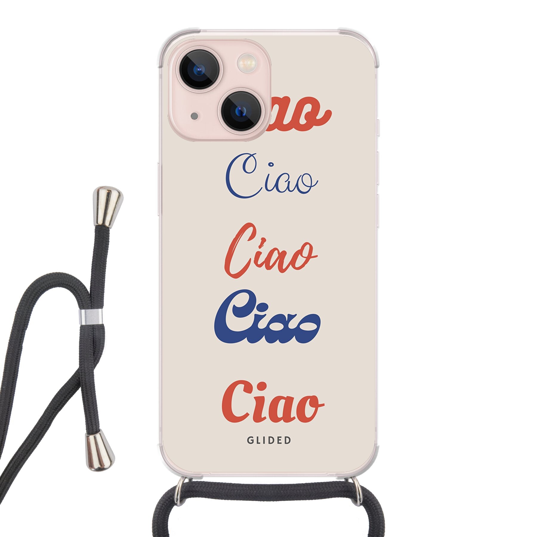 Ciao - iPhone 13 mini - Crossbody case mit Band