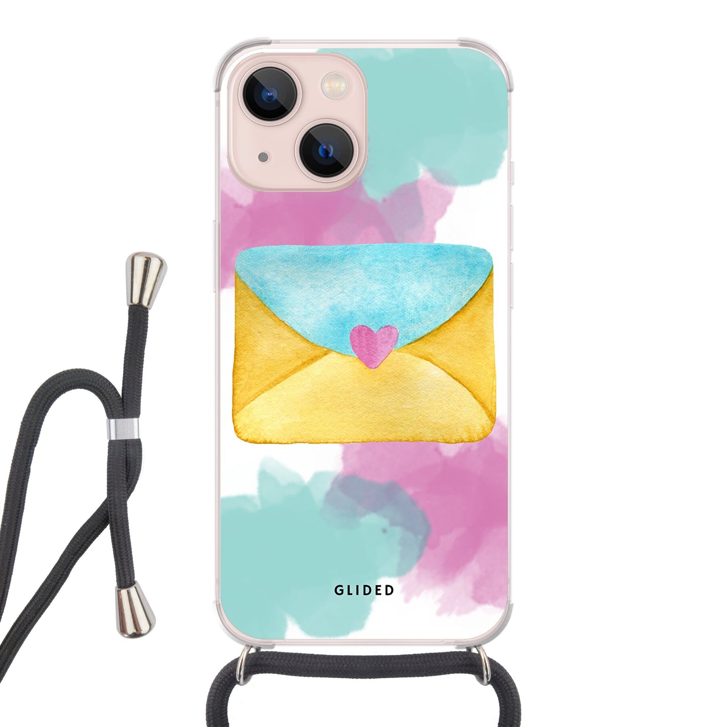 Envelope - iPhone 13 mini - Crossbody case mit Band