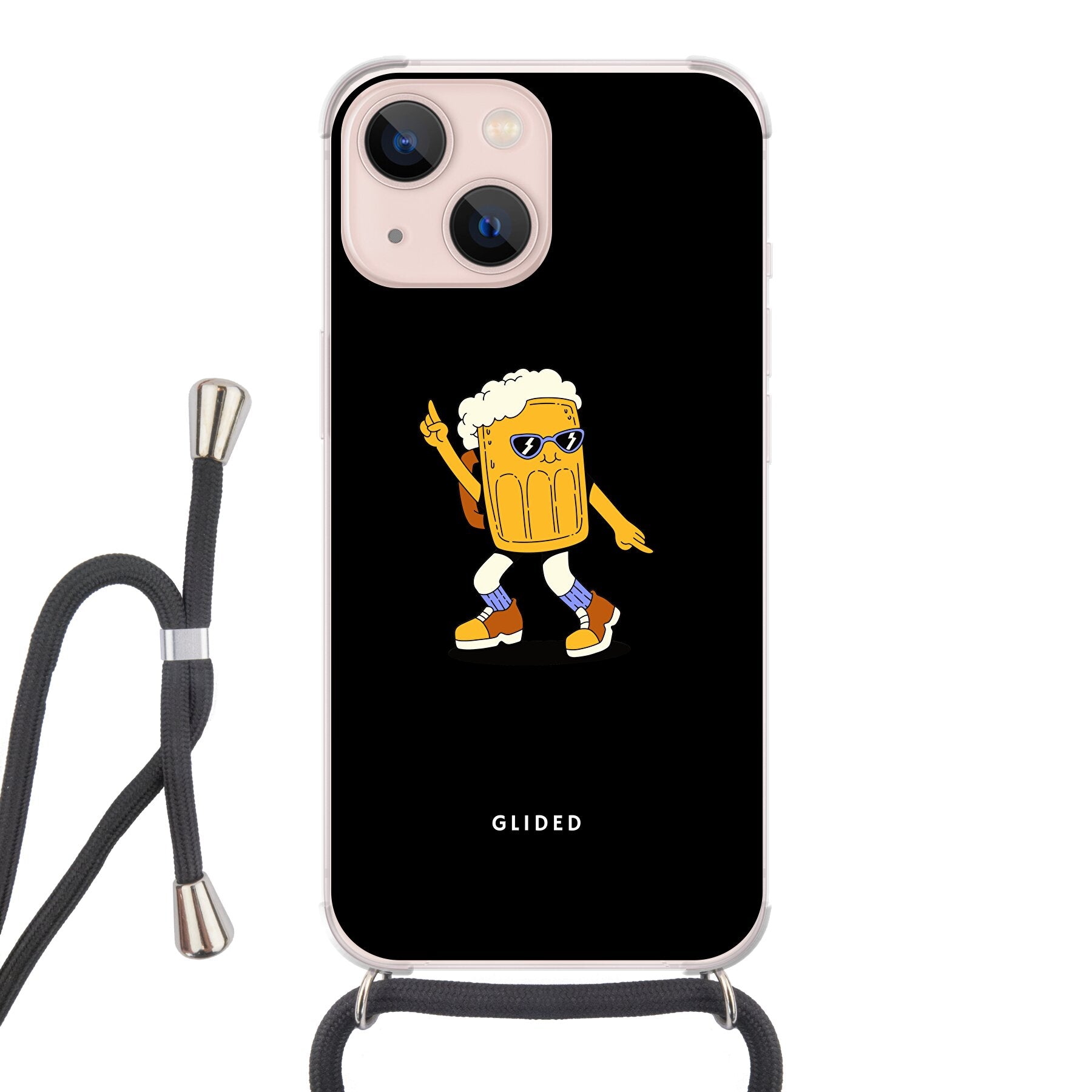 Brew Dance - iPhone 13 mini - Crossbody case mit Band