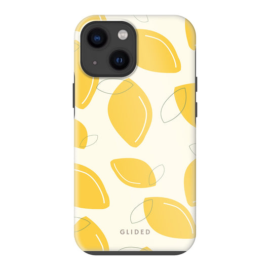 Abstract Lemon - iPhone 13 mini - Tough case