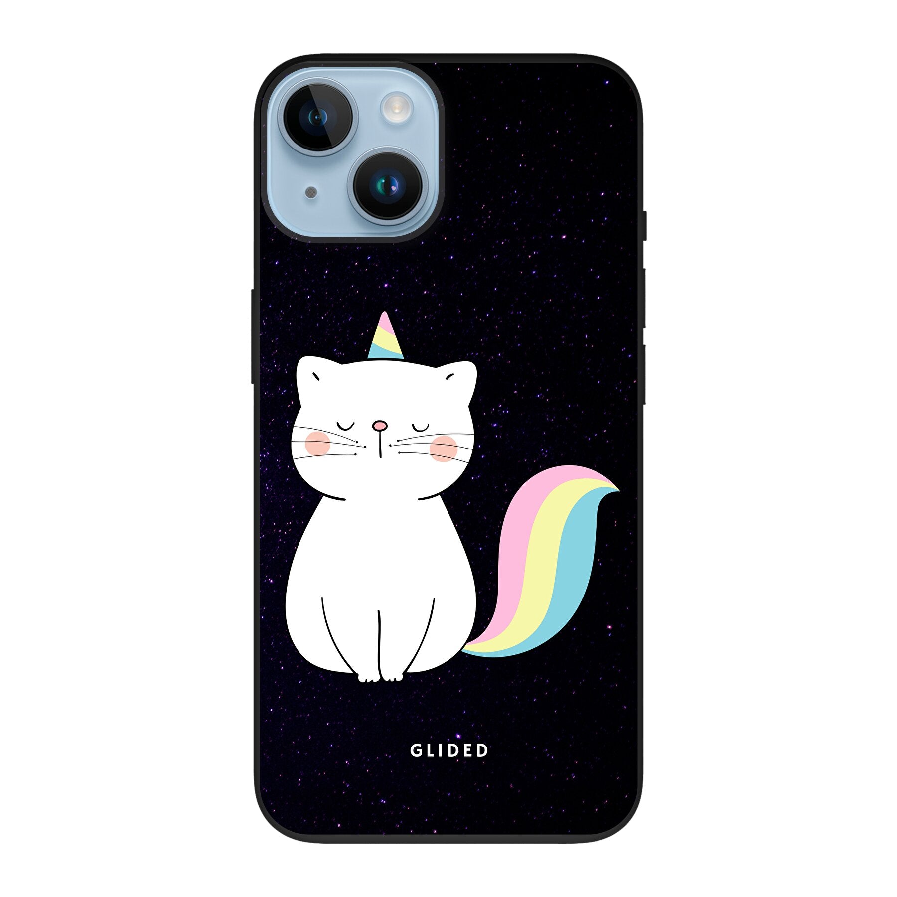 Unicorn Cat - iPhone 14 Handyhülle Biologisch Abbaubar