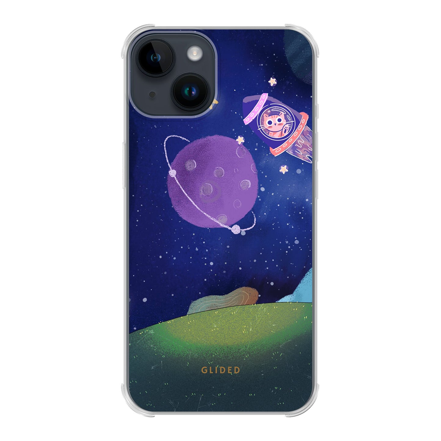 Galaxy Cat - iPhone 14 Handyhülle Bumper case